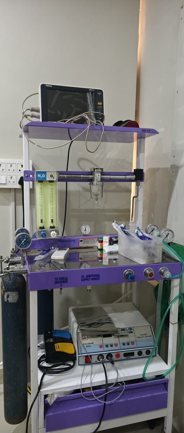 Paediatric surgery operation theatre at Akshat Child Hospital